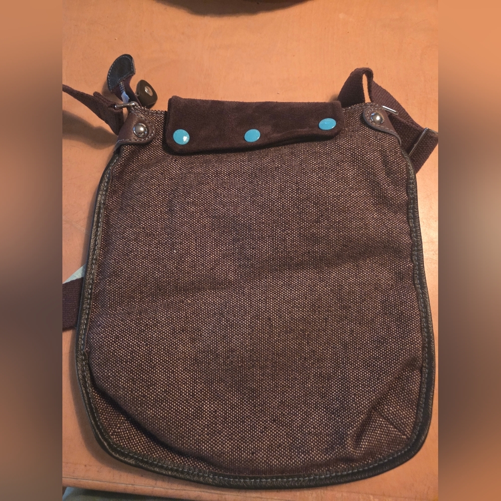 Gabs Firenze Leather/Suede Crossbody Messenger Bag Purse NWT Made In Italy - Picture 13 of 15
